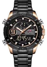 Zegarek Naviforce ZEGAREK MĘSKI NAVIFORCE - NF9146S (zn089c) - black/rosegold + BOX uniwersalny #1