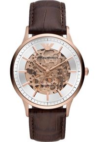Zegarek Emporio Armani Zegarek męski EMPORIO ARMANI SKELETON AUTOMATIC AR60039 (zi055b) #1