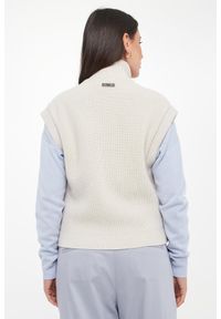 Kamizelka damska wełniana z naturalnym pierzem PESERICO. Materiał: wełna #4