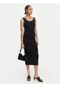 Liu Jo Beachwear Sukienka codzienna VA6129 J4822 Czarny Regular Fit. Okazja: na co dzień. Kolor: czarny. Materiał: bawełna. Typ sukienki: proste. Styl: casual #3