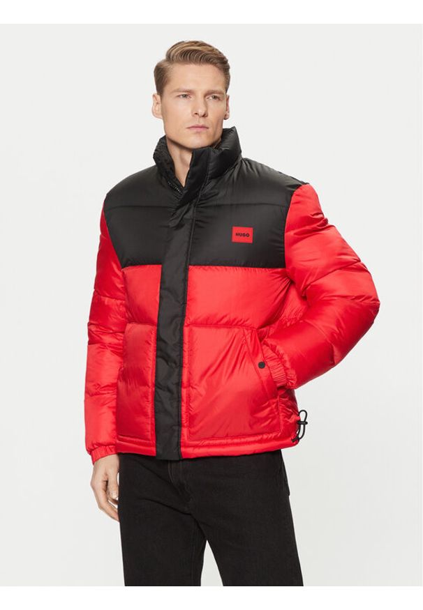 Hugo - HUGO Kurtka zimowa Balto2411 50505904 Czerwony Slim Fit. Kolor: czerwony. Materiał: syntetyk. Sezon: zima