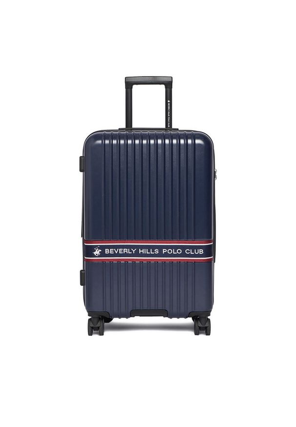 Walizka średnia Beverly Hills Polo Club. Kolor: niebieski