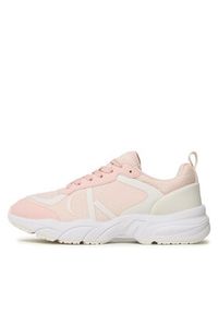 Calvin Klein Jeans Sneakersy Retro Tennis Over Mesh Wn YW0YW00946 Różowy. Kolor: różowy. Materiał: materiał