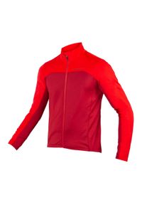 ENDURA - Bluza rowerowa męska Endura FS260-Pro Roubaix. Kolor: pomarańczowy, czerwony, wielokolorowy. Materiał: jersey. Sport: kolarstwo