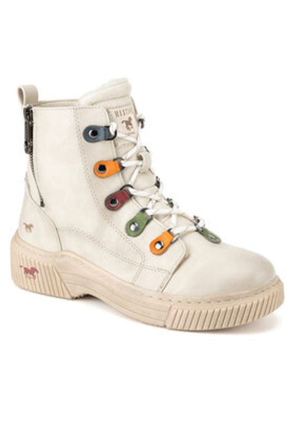 Mustang Trzewiki 1436-601 Beżowy. Kolor: beżowy. Materiał: syntetyk, materiał