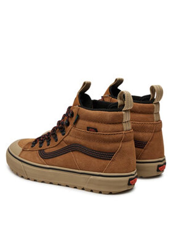 Vans Sneakersy Sk8-Hi DR Waterproof MTE VN000CVRN1Z1 Brązowy. Kolor: brązowy. Materiał: zamsz, skóra. Model: Vans SK8