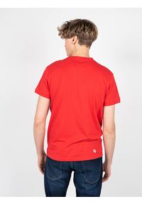 Pepe Jeans T-shirt "Alford" | PM508260 | Alford | Mężczyzna | Czerwony. Okazja: na co dzień. Kolor: czerwony. Materiał: bawełna. Wzór: nadruk. Styl: casual