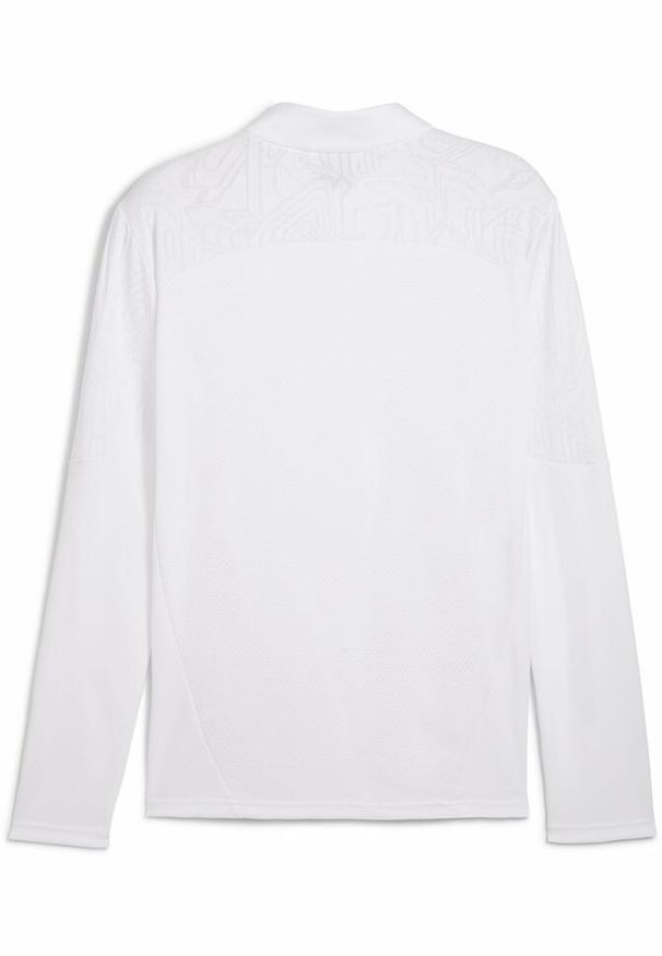 Puma - Męska bluza treningowa z zamkiem 1/4 Valencia CF PUMA White. Kolor: biały