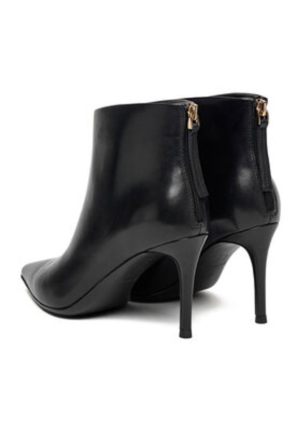 Eva Minge Botki EO-DEN-GLC6303-4-361 Czarny. Kolor: czarny. Materiał: skóra