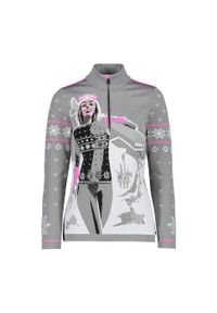 Bluza damska turystyczna CMP 7H9. Kolor: szary