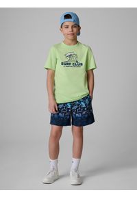 4f - 4F Spodenki plażowe boardshorty chłopięce - multikolor 122/128 (6-8 lat). Kolor: wielokolorowy. Materiał: materiał #1