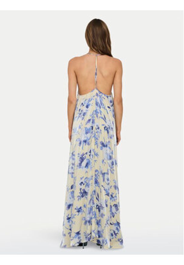 only - ONLY Sukienka letnia Mille 15323229 Écru Regular Fit. Materiał: wiskoza. Sezon: lato