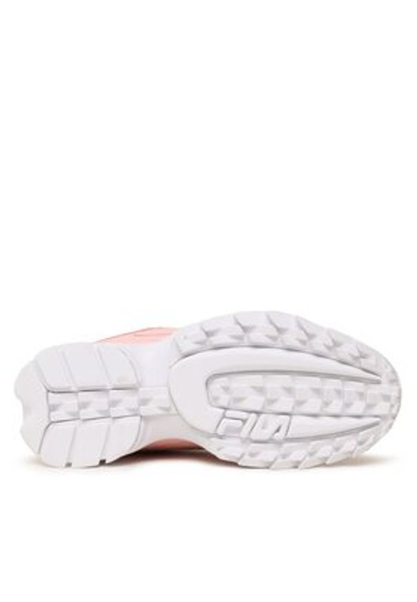 Fila Sneakersy Disruptor Teens FFT0029.40035 Koralowy. Kolor: pomarańczowy. Materiał: skóra