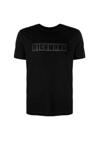 John Richmond T-shirt "Morhead". Okazja: na co dzień. Materiał: bawełna. Wzór: nadruk. Styl: casual