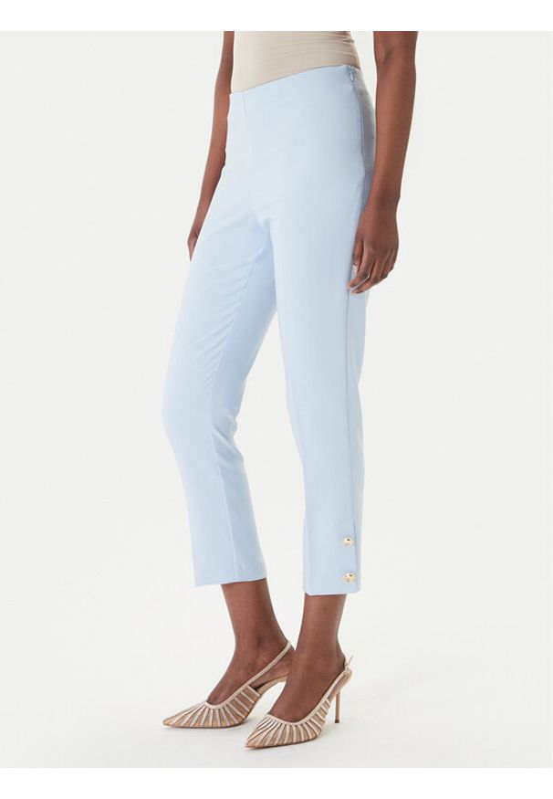 Rinascimento Spodnie materiałowe CFC0128641003 Błękitny Slim Fit. Kolor: niebieski. Materiał: materiał, syntetyk