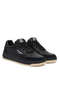 Just Cavalli Sneakersy 78QA3SM8 ZPA90 Czarny. Kolor: czarny. Materiał: skóra