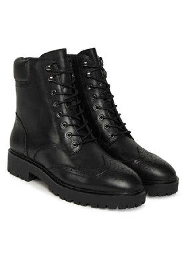 Lauren Ralph Lauren - LAUREN RALPH LAUREN Trzewiki Alysns Lup 802980063001 Czarny. Kolor: czarny. Materiał: skóra