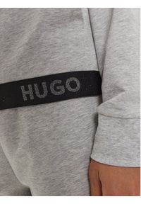 Hugo Bluza Sporty Logo 50520504 Szary Relaxed Fit. Kolor: szary. Materiał: bawełna, syntetyk. Styl: sportowy #4