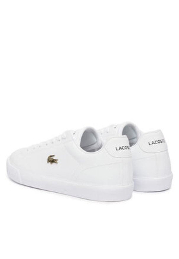Lacoste Sneakersy Lerond Set 225 2 CMA 7 50CMA0016 Biały. Kolor: biały. Materiał: skóra