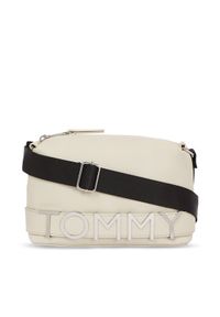 Tommy Jeans Torebka Tjw Bold Camera Bag AW0AW15432 Beżowy. Kolor: beżowy. Materiał: skórzane #1