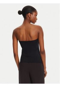 Patrizia Pepe Top 2M4460/J129-K103 Czarny Regular Fit. Kolor: czarny. Materiał: syntetyk #5