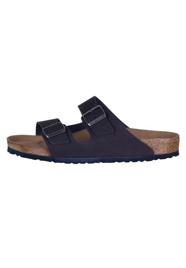 Klapki męskie Birkenstock Arizona. Zapięcie: bez zapięcia. Kolor: czarny. Materiał: materiał. Szerokość cholewki: normalna. Sport: turystyka piesza