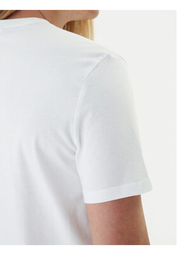 Calvin Klein T-Shirt Logo 30s LV04LD230G Biały Relaxed Fit. Kolor: biały. Materiał: bawełna