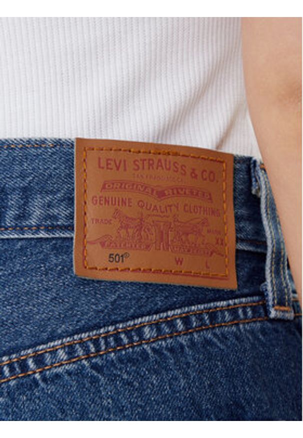Levi's® Jeansy 501® Original A8746-0001 Niebieski Slim Fit. Kolor: niebieski