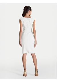 Swing Sukienka koktajlowa 5AI16700 Biały Slim Fit. Kolor: biały. Materiał: syntetyk. Styl: wizytowy