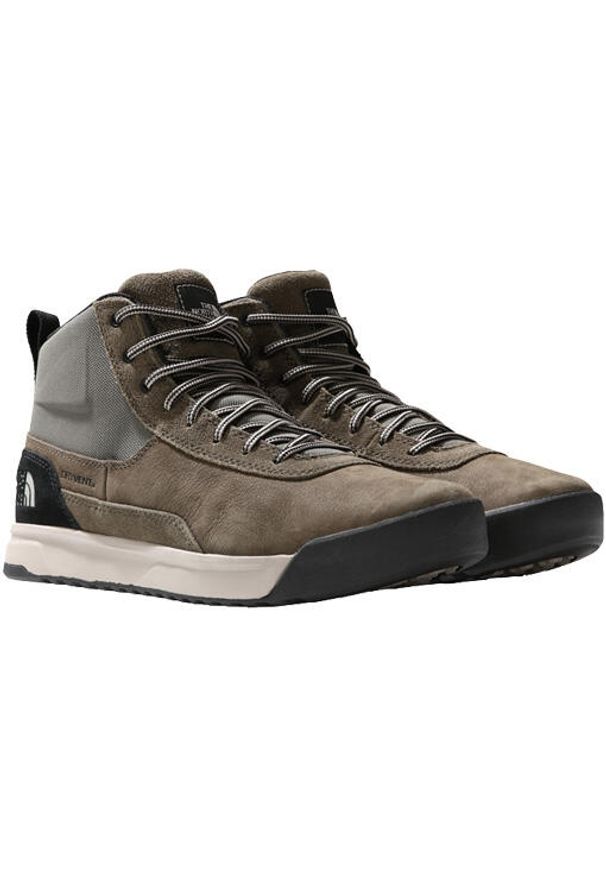 Buty turystyczne męskie The North Face M Larimer MID WP. Kolor: zielony. Sport: turystyka piesza