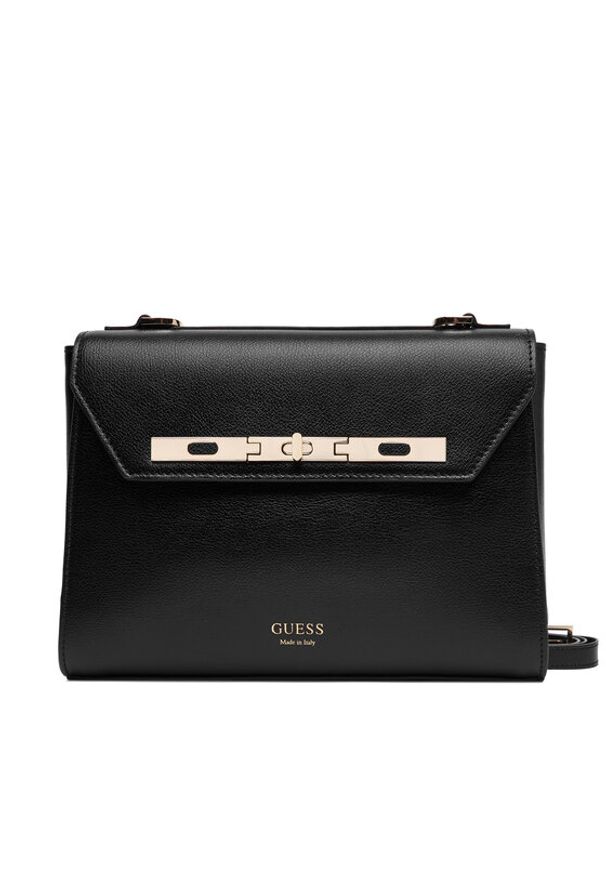 Guess Torebka HWAMGP L5476 Czarny. Kolor: czarny. Materiał: skórzane