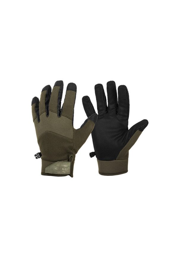 Helikon-Tex - Rękawice Impact Duty zimowe winter. Kolor: zielony. Sezon: zima. Sport: turystyka piesza