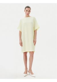 Bruuns Bazaar Sukienka codzienna Gigi BBW3477N Żółty Loose Fit. Okazja: na co dzień. Kolor: żółty. Materiał: wiskoza. Typ sukienki: proste. Styl: casual #1