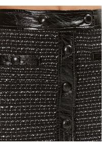Morgan Spódnica mini 232-JILOU Czarny Slim Fit. Kolor: czarny. Materiał: syntetyk, bawełna