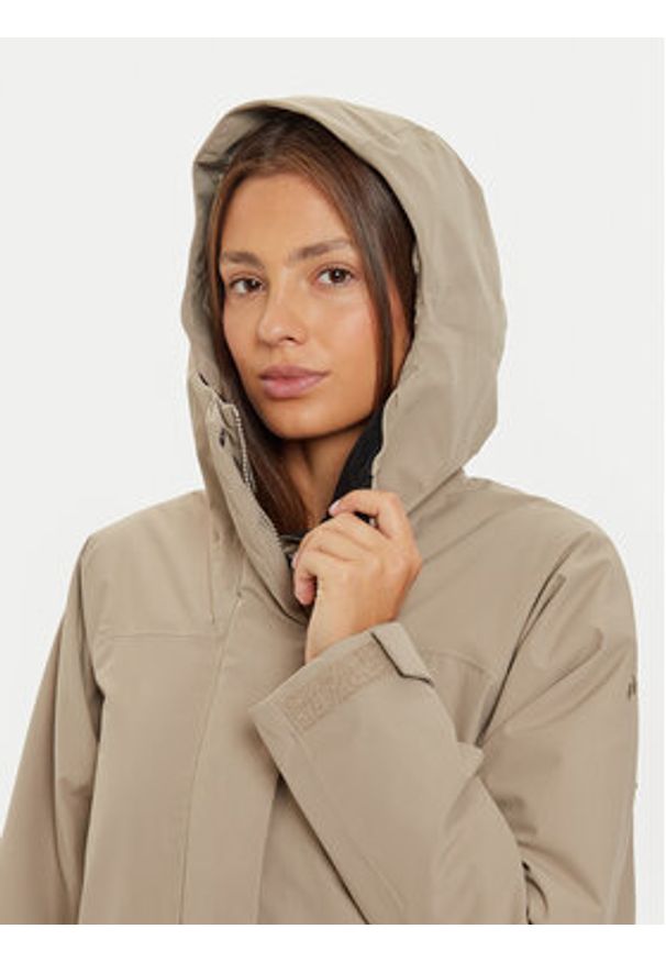 Peak Performance Parka Treeline G79873020 Beżowy Relaxed Fit. Kolor: beżowy. Materiał: syntetyk