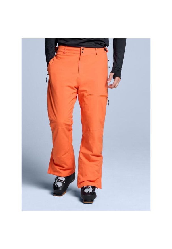 POEDERBAAS - Spodnie narciarskie - Męskie - Arctic - Ocieplane 2L - Pomarańczowe. Kolor: pomarańczowy. Materiał: poliester. Sezon: zima. Sport: narciarstwo