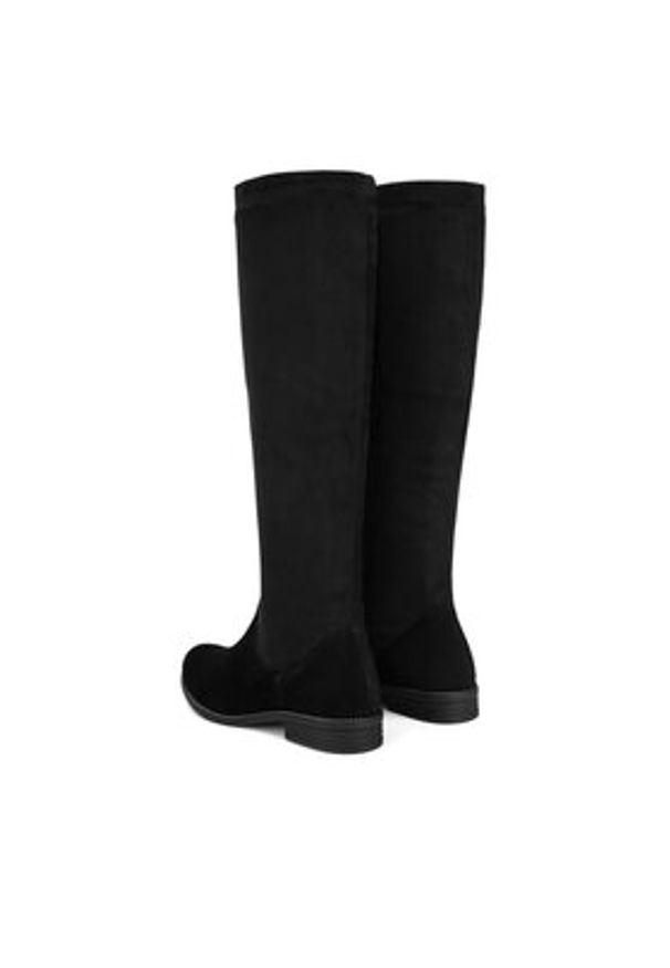 Lasocki Kozaki RST-MERLOT-01 Czarny. Kolor: czarny. Materiał: skóra, zamsz