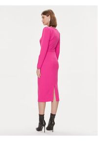 Nissa Sukienka koktajlowa RZ14405 Różowy Slim Fit. Kolor: różowy. Materiał: syntetyk. Styl: wizytowy #7
