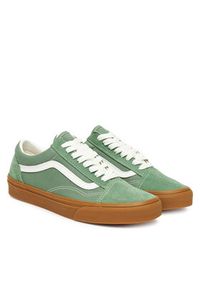 Vans Tenisówki Old Skool VN000D9Y17P1 Zielony. Kolor: zielony. Materiał: zamsz, skóra #3