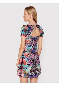 Desigual Sukienka letnia Altaira 22SWVW65 Kolorowy Slim Fit. Materiał: wiskoza. Wzór: kolorowy. Sezon: lato #3
