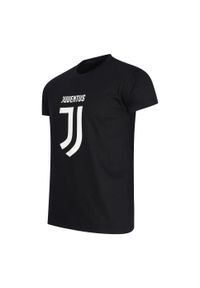 JUVENTUS FC - Koszulka dziecięca Juventus. Kolor: czarny. Materiał: bawełna. Sport: piłka nożna