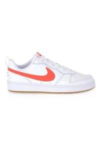 Buty do chodzenia damskie Nike Court Borough Low GS. Zapięcie: sznurówki. Kolor: biały. Materiał: materiał. Szerokość cholewki: normalna. Model: Nike Court. Sport: turystyka piesza