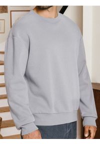 Sinsay - Bluza basic comfort fit - szary. Kolor: szary