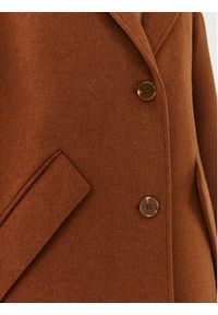 Guess Płaszcz wełniany Elly W2BL0H WEWU0 Brązowy Relaxed Fit. Kolor: brązowy. Materiał: wełna, syntetyk #6