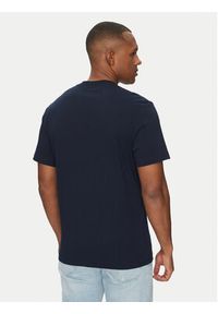 Lacoste T-Shirt TH2827 Granatowy Regular Fit. Kolor: niebieski. Materiał: bawełna #3