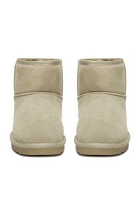 DeeZee Śniegowce DZ-79 Khaki. Kolor: brązowy. Materiał: zamsz, skóra #3