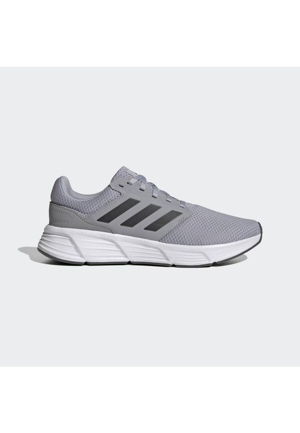 Adidas - Buty Galaxy 6. Kolor: szary, biały, wielokolorowy. Materiał: materiał. Sport: bieganie