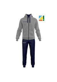 Givova Tuta King 4 Seasons — Dres XS (10–12 lat) Granatowy. Okazja: na uczelnię. Kolor: zielony, niebieski, wielokolorowy. Materiał: dresówka. Sezon: lato. Styl: sportowy #1