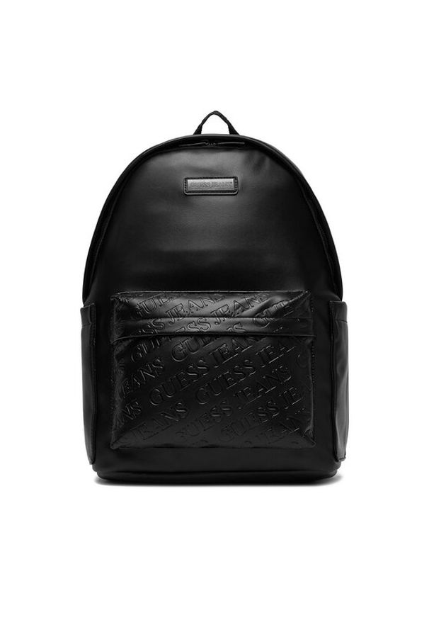 Guess Jeans Plecak CWBEO-GUESS-B-002-09 Czarny. Kolor: czarny. Materiał: skóra