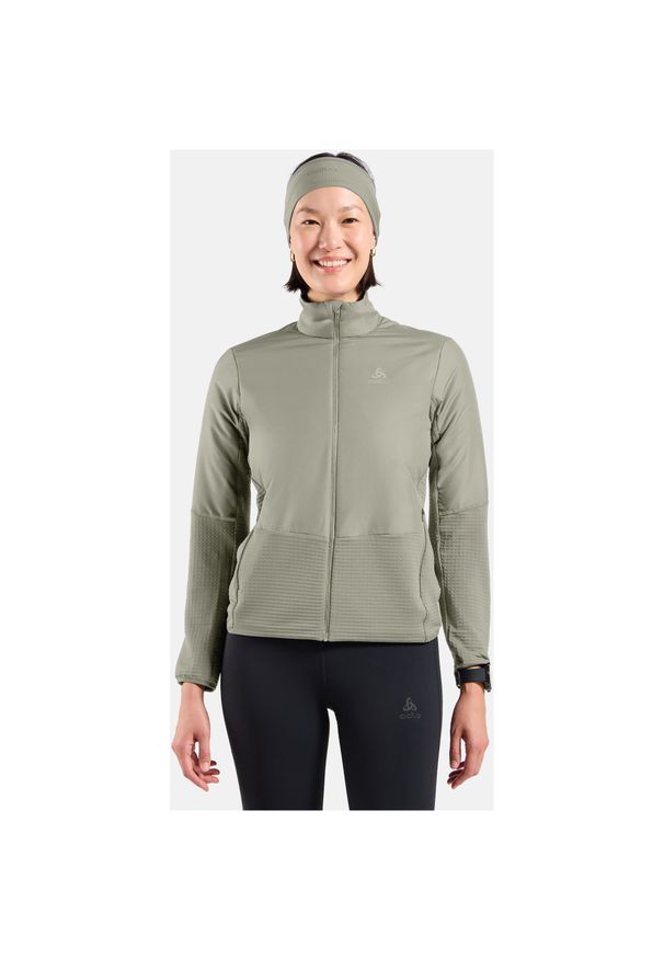 Kurtka hybrydowa Odlo Jacket ESSENTIAL INSULATOR HYBRID. Kolor: szary. Sport: bieganie